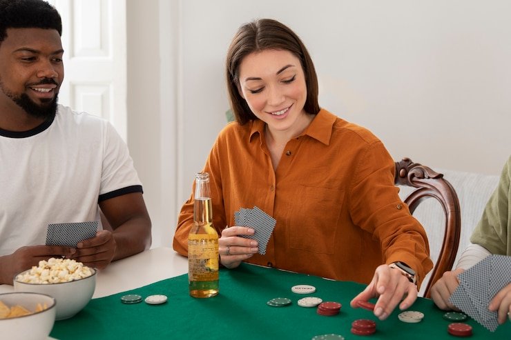 Pengguna mobile membuka Mini Baccarat